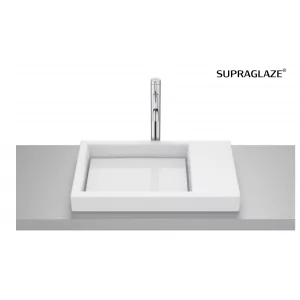 ROCA A327275S0B HORIZON Umywalka blatowa SKYLINE 60x38 cm biały połysk Supraglaze? - Umywalki - miniaturka - grafika 1