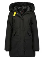 Kurtki damskie - Geographical Norway Parka "Cherifa" w kolorze czarnym - miniaturka - grafika 1