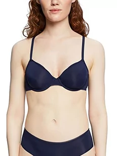 ESPRIT Bodywear damski biustonosz z logo Micro W.Logo RCS Underwire Bra Moulded t-shirt-BH, Ink, 75 D, niebieski (Ink), 75D - Biustonosze - miniaturka - grafika 1