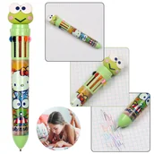 Długopisy - Hello Kitty Keroppi Wielokolorowy długopis 10w1, automatyczny, kolorowy, szkolny 0,5mm - miniaturka - grafika 1