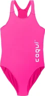 Stroje kąpielowe dla dziewczynek - Coqui Dziecięcy strój kąpielowy jednoczęściowy EBRIM JR karminowy róż rozmiar 158 - miniaturka - grafika 1