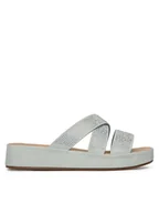 Klapki i japonki damskie - Clara Barson Klapki R23SS06671 Niebieski - miniaturka - grafika 1