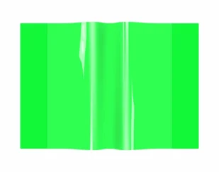 Okładka na zeszyt A5/PVC neon zielona Biurfol - 10szt. - Szkolne artykuły papiernicze - miniaturka - grafika 1