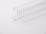 Grzbiety do bindownic - Renz preferencyjny ring wire drut grzebień do łączenia elementów w 3: 1, podziału 34 pętli, średnica 12.7 MM, 1/2 cala, biały 4029126104573 - miniaturka - grafika 1