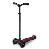 Hulajnogi - Maxi Micro Deluxe Pro czarno-czerwona - miniaturka - grafika 1