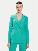 Marynarki i żakiety damskie - Morgan Marynarka 241-VACI.F Turkusowy Regular Fit - miniaturka - grafika 1