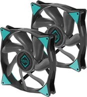 Wentylatory komputerowe - Wentylator Iceberg IceGALE Xtra 140 mm Czarny 2-pack ICEGALE14X-C2A - miniaturka - grafika 1