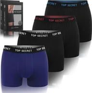 Majtki męskie - Top Secret Bokserki Męskie Bawełniane 4 Szt. Rozmiar Xl - miniaturka - grafika 1