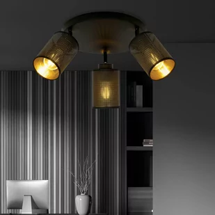 Emibig Bronx Premium lampa sufitowa (spot) 3-punktowa czarna 1152/3PREM - Lampy sufitowe - miniaturka - grafika 4