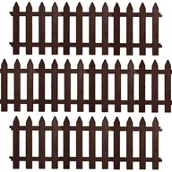 Ogrodzenia - Vidaxl Orion Palisada ogrodowy brązowy 30x30 cm 10 szt 351005-B - miniaturka - grafika 1
