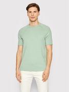 Koszulki męskie - Selected Homme T-Shirt Sunny 16084195 Zielony Regular Fit - miniaturka - grafika 1