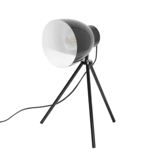 Beliani Lampa stołowa czarna 43 cm TAMEGA - Lampy stojące - miniaturka - grafika 1