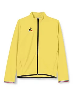 Bluzy dla dziewczynek - Le Coq Sportif Bluza dziecięca N°1 Training FZ Sweat Sweat, oryginalna, żółta, 6a - grafika 1