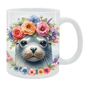 Kubki - Kubek Foka - Kolekcja Floral - miniaturka - grafika 1