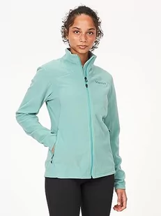 Marmot Damska kurtka Wm's Reactor Polartec, ciepła kurtka polarowa, zamek błyskawiczny na całej długości, oddychająca, wiatroszczelna, ocieplacz ciała, niebieska agawa, XL - Kurtki damskie - miniaturka - grafika 1