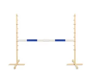 Maskotki i pluszaki - Przeszkoda Skokowa Do Hobby Horse 160Cm, H-120 Cm, Belka 50Mm – Niebieska - miniaturka - grafika 1