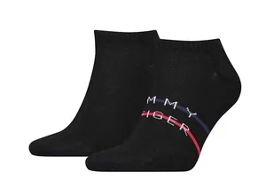 Tommy Hilfiger Skarpety 701222188 003 43-46 TH Men Sneaker 2P TH Strip - Skarpetki męskie - miniaturka - grafika 1