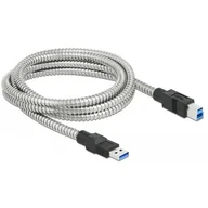 Kable USB - Delock USB-B 2.0m metalowy 86779 - miniaturka - grafika 1