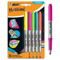 Przybory szkolne - Marker Bic Marking Intense Permamentne Blister 5Szt - miniaturka - grafika 1