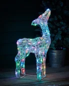 Ozdoby bożonarodzeniowe - Dekoracja świąteczna 60cm inteligentne dziecko-renifer LED - miniaturka - grafika 1