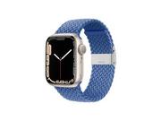 Akcesoria do zegarków - CRONG Pasek pleciony Wave Band do Apple Watch 38/40/41 mm (niebieski) - miniaturka - grafika 1