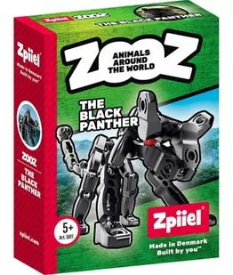 Zpiiel ZooZ Klocki Konstrukcyjne Czarna Pantera - Klocki - miniaturka - grafika 1