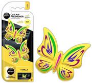 Zapachy samochodowe - MTM INDUSTRIES Odświeżacz powietrza aroma fancy shapes butterfly wanilia AMI-A83538 - miniaturka - grafika 1