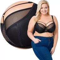 Biustonosze - Elegancki biustonosz miękki AVA 1923, czarny, 75D - miniaturka - grafika 1