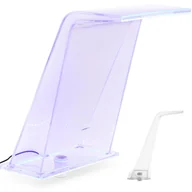 Akcesoria do basenów - Uniprodo Wylewka wodospadowa - 45 cm - oświetlenie LED - niebieski/biały - wypływ wody 395 mm UNI_WATER_36 - miniaturka - grafika 1