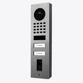 Systemy inteligentnych domów - Wideodomofon IP DoorBird D1102FV PoE / WiFi ze zintegrowanym czytnikiem linii papilarnych (montaż natynkowy) - miniaturka - grafika 1