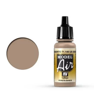 Farba akrylowa, Vallejo Model Air US Desert Sand 71.140 - Farby i media malarskie - miniaturka - grafika 1
