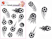Pedagogika i dydaktyka - Tatuaże zmywalne dla dzieci Piłki - miniaturka - grafika 1