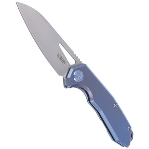 Nóż składany Kubey Vagrant Blue Titanium, Sandblast CPM S30V by Maksim Tkachuk (KB284B) - Noże - miniaturka - grafika 4