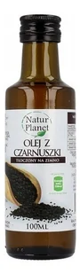 NaturPlanet Olej z Czarnuszki Nierafinowany, 100ml - Olej spożywczy - miniaturka - grafika 1
