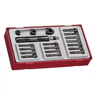 Zestawy narzędziowe - Teng Tools Zestaw narzędzi  19-elementowy zestaw wkrętaka udarowego Teng Tools TTID19 277820106 - miniaturka - grafika 1