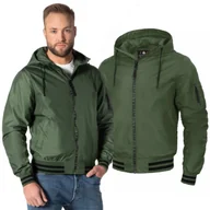Odzież taktyczna i umundurowanie - Kurtka męska z kapturem Pit Bull Overpark '23 - Oliwkowa - miniaturka - grafika 1