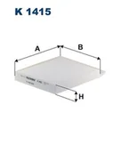 Filtry kabinowe - Filtr, wentylacja przestrzeni pasażerskiej Filtron K 1415 - miniaturka - grafika 1