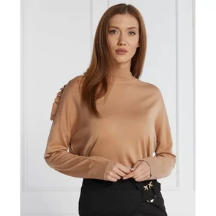 Pinko Wełniany golf | Regular Fit - Swetry damskie - miniaturka - grafika 1