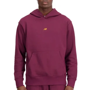 Bluza New Balance MT31502NBY - bordowa - Bluzy męskie - miniaturka - grafika 1