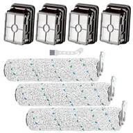 Akcesoria do odkurzaczy - MIXEAL Części zamienne do odkurzacza Bissell CrossWave Cordless Max 2554 2590 2593 2596 seria próżniowa, 3 opakowania 2787 szczotka rolka 4 opakowania 1866 filtry próżniowe - miniaturka - grafika 1