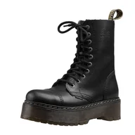 Botki męskie - glany STEEL - BLACK (10-dziurkowe) ALESSIA-37 - miniaturka - grafika 1