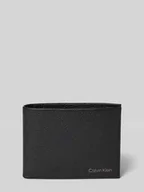 Portfele - Portfel skórzany z fakturowanym wzorem model ‘WARMTH BIFOLD’ - miniaturka - grafika 1