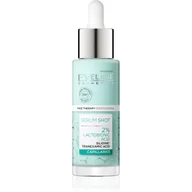 Serum do twarzy - EVELINE SERUM SHOT WZMACNIAJĄCE SERUM DO TWARZY Z 2% KWASEM LAKTOBIONOWYM 30ML - miniaturka - grafika 1