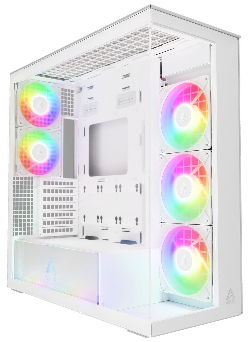 Obudowa Arctic Xtender White Light TG Window bez pionowego mocowania GPU (ACPCC00014A)