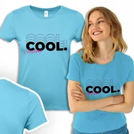 Bluzki damskie - Koszulka Bluzka TURKUS Damska JESTEM COOL Wzory S - miniaturka - grafika 1