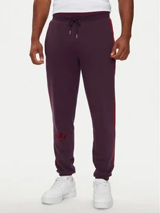 Puma Spodnie dresowe T7 PLAY.PARIS 626768 44 Bordowy Regular Fit - Spodnie sportowe męskie - miniaturka - grafika 1
