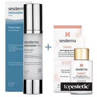 Zestawy kosmetyków damskich - Sesderma Samay Anti Aging Serum + Hidraderm Hyal ZESTAW Serum przeciwstarzeniowe 30 ml + Krem do twarzy 50 ml - miniaturka - grafika 1
