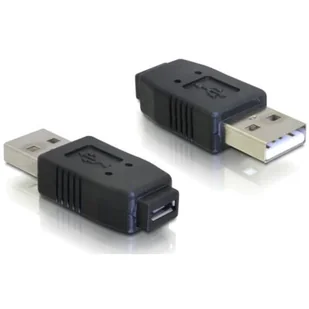 Delock adapter USB AM -> USB MICRO BF (65029) - Kable komputerowe i do monitorów - miniaturka - grafika 1