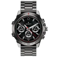 Smartwatch - Garett V14 Czarny stalowy + pasek - miniaturka - grafika 1
