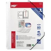 Koszulki na dokumenty - Teczka na spirali A4 z 40 koszulkami z gumką - miniaturka - grafika 1